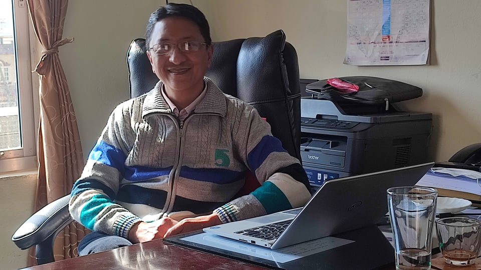 पानीजहाज कार्यालयका रजिस्ट्रार इन्जिनियर बिपिन राजभण्डारी