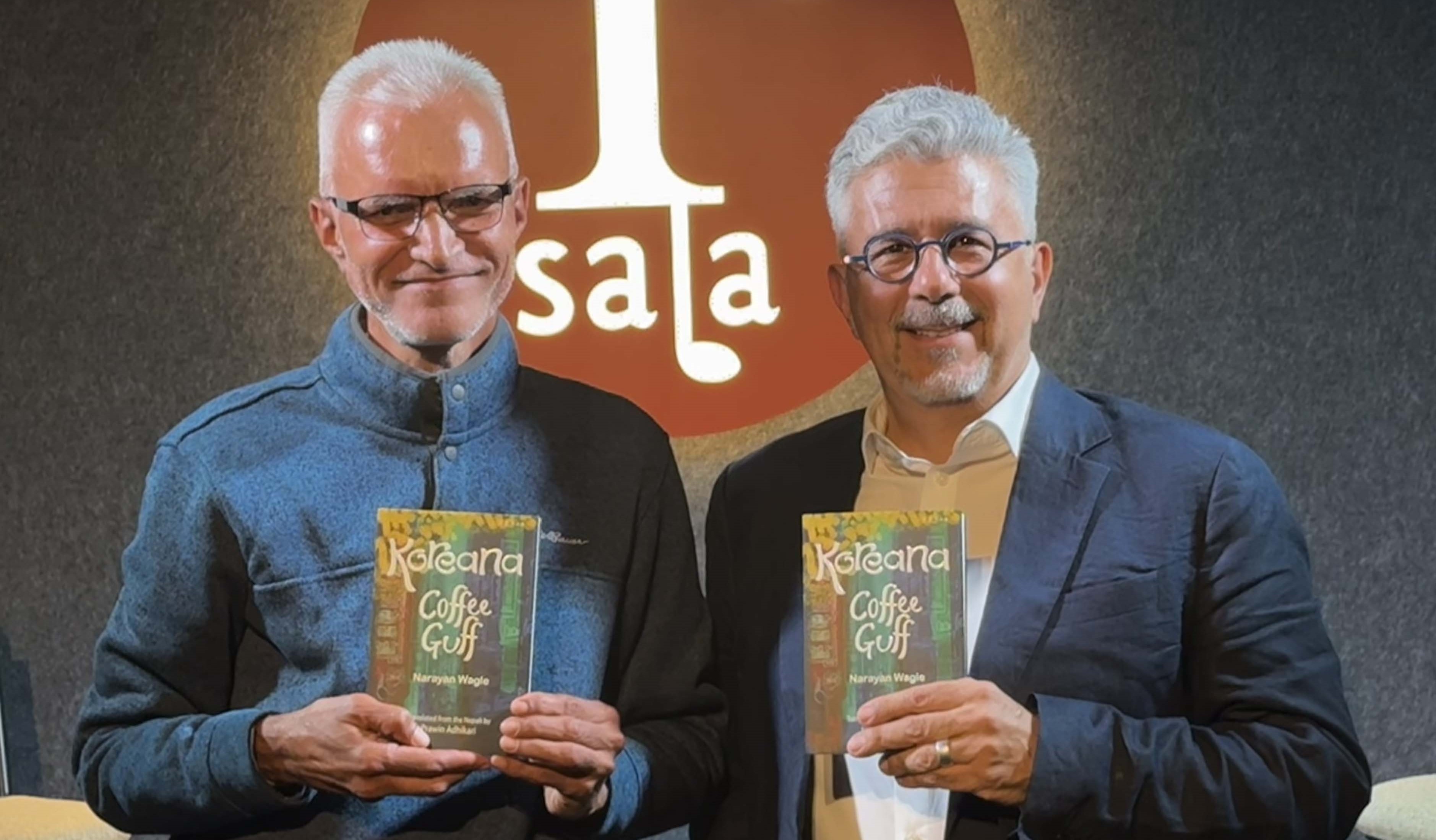 नारायण वाग्लेको ‘कोरियाना कफी गफ’ अब अंग्रेजीमा