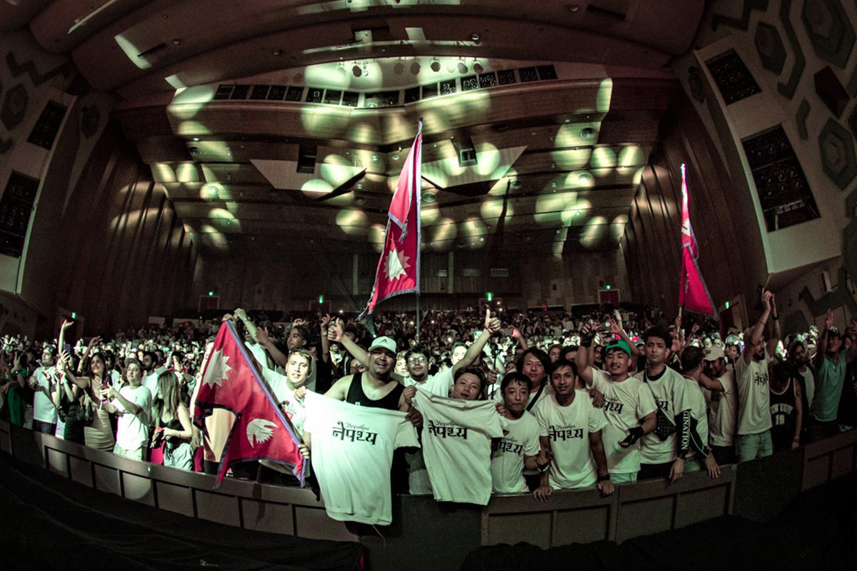 06 Fukuoka Audience cheering Nepathya at the Civic Hall. Photo - Dipit Raz - Nepalaya1691991147.jpg