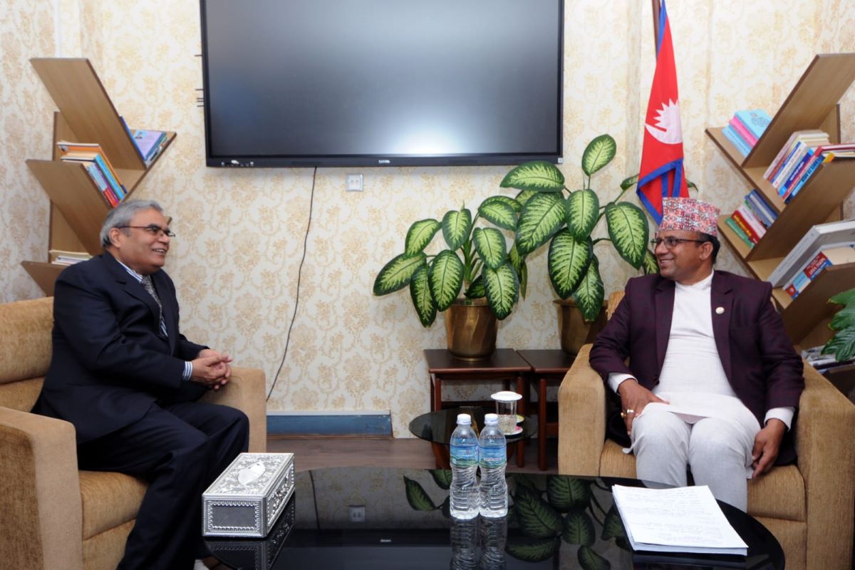मन्त्री पाण्डेसँग बिम्स्टेक महासचिवको भेट