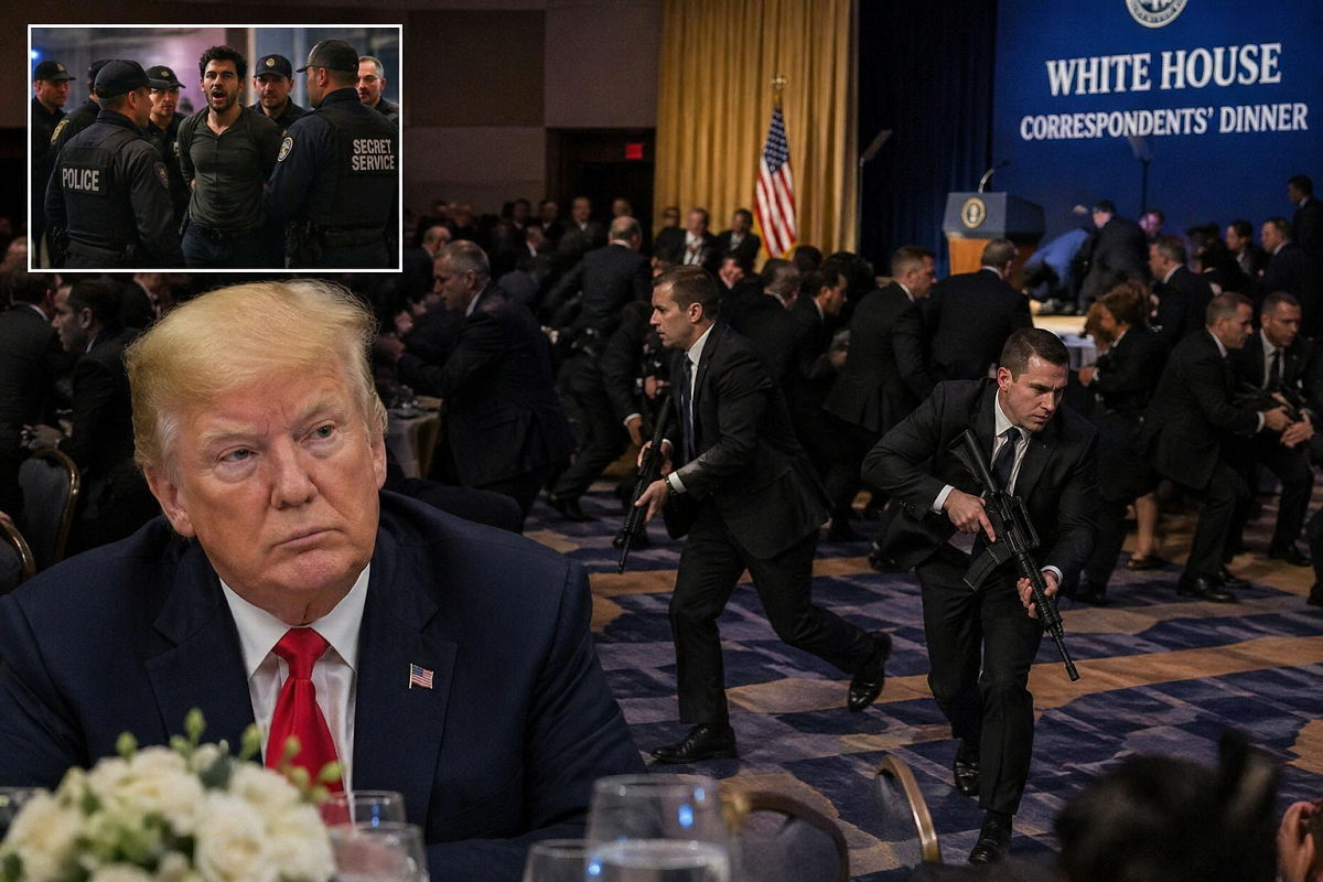 राष्ट्रपति ट्रम्प सहभागि कार्यक्रममा गोली चल्यो, आक्रमणकारी प्रहरीको नियन्त्रणमा