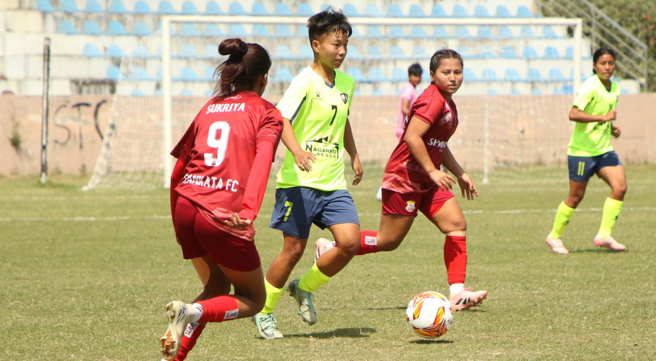 एन्फा महिला लिगको उद्घाटन खेलमा संकटा विजयी