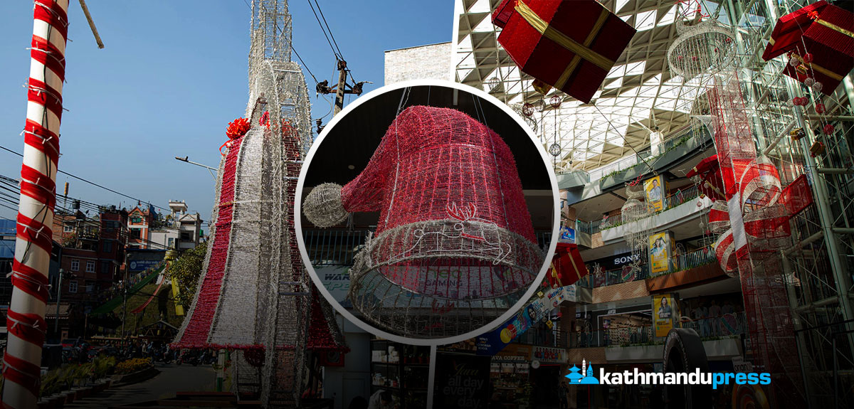 काठमाडौंमा क्रिसमशको तयारी