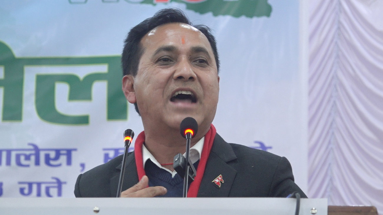 रुख बाहेक अन्य चिन्हमा भोट हाल्नुपर्ने अवस्था छैन : विश्वप्रकाश शर्मा