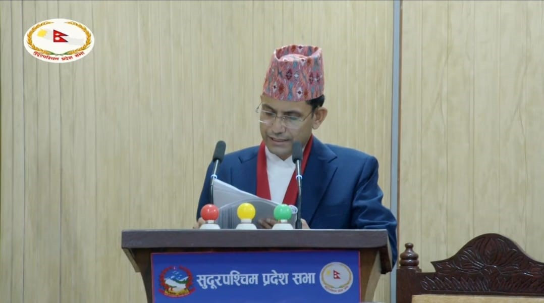 सुदूरपश्चिम प्रदेश सभामा दोश्रो पटक बजेट प्रस्तुत
