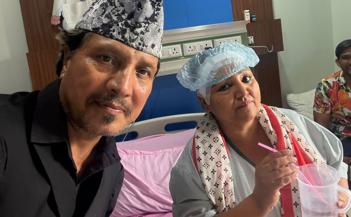ब्रेन ट्युमरको सफल शल्यक्रियापछि दीपाश्री जनरल वार्डमा, दीपकराजले व्यक्त गरे आभार