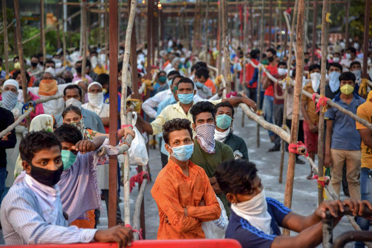 भारतमा कोरोना भाइरस संक्रमितको संख्या ५० लाख नाघ्यो 