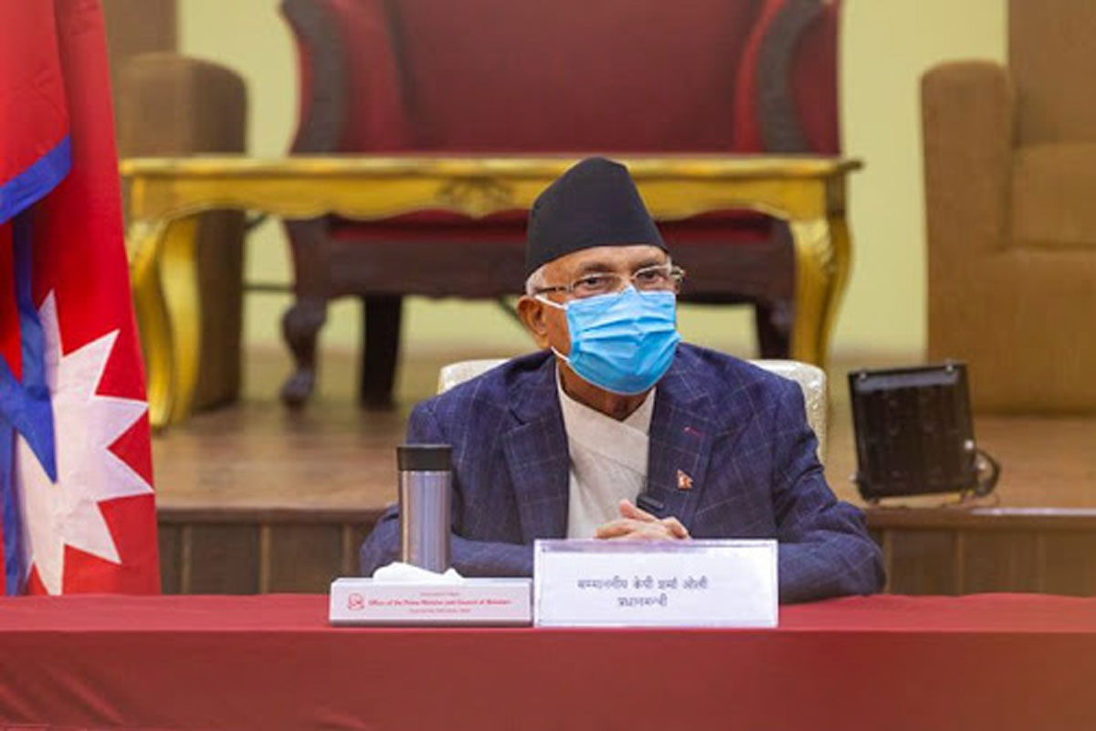 नेपाल-चीनबीच भएका सम्झौता कार्यान्वयनको समय आएको छ : प्रधानमन्त्री ओली