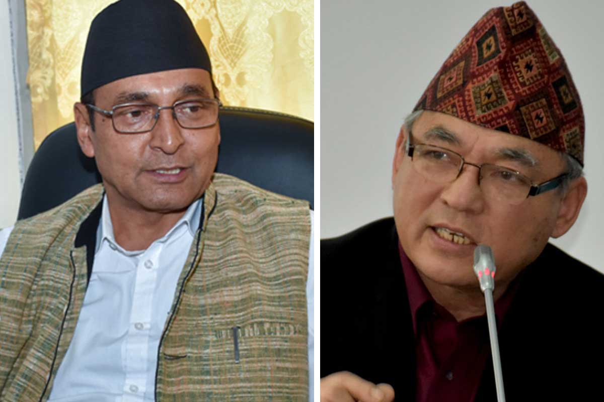 एमालेमा लागेका पूर्वमाओवादी केन्द्रका नेताहरू निर्वाचन आयोग जाँदै