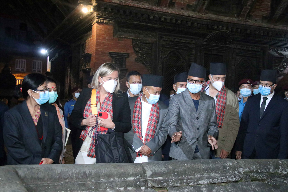 स्पेनिस संसदीय प्रतिनिधिमण्डलको भक्तपुर भ्रमण (तस्बिरहरू)