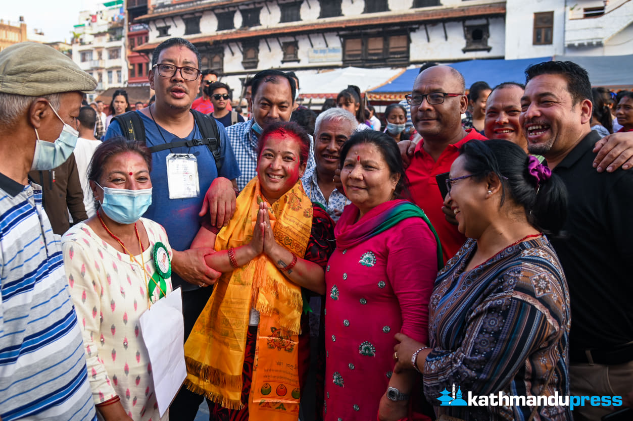 काठमाडौंको २३ नम्बर वडामा कांग्रेसबाट दलित महिला सदस्य निर्विराेध निर्वाचित