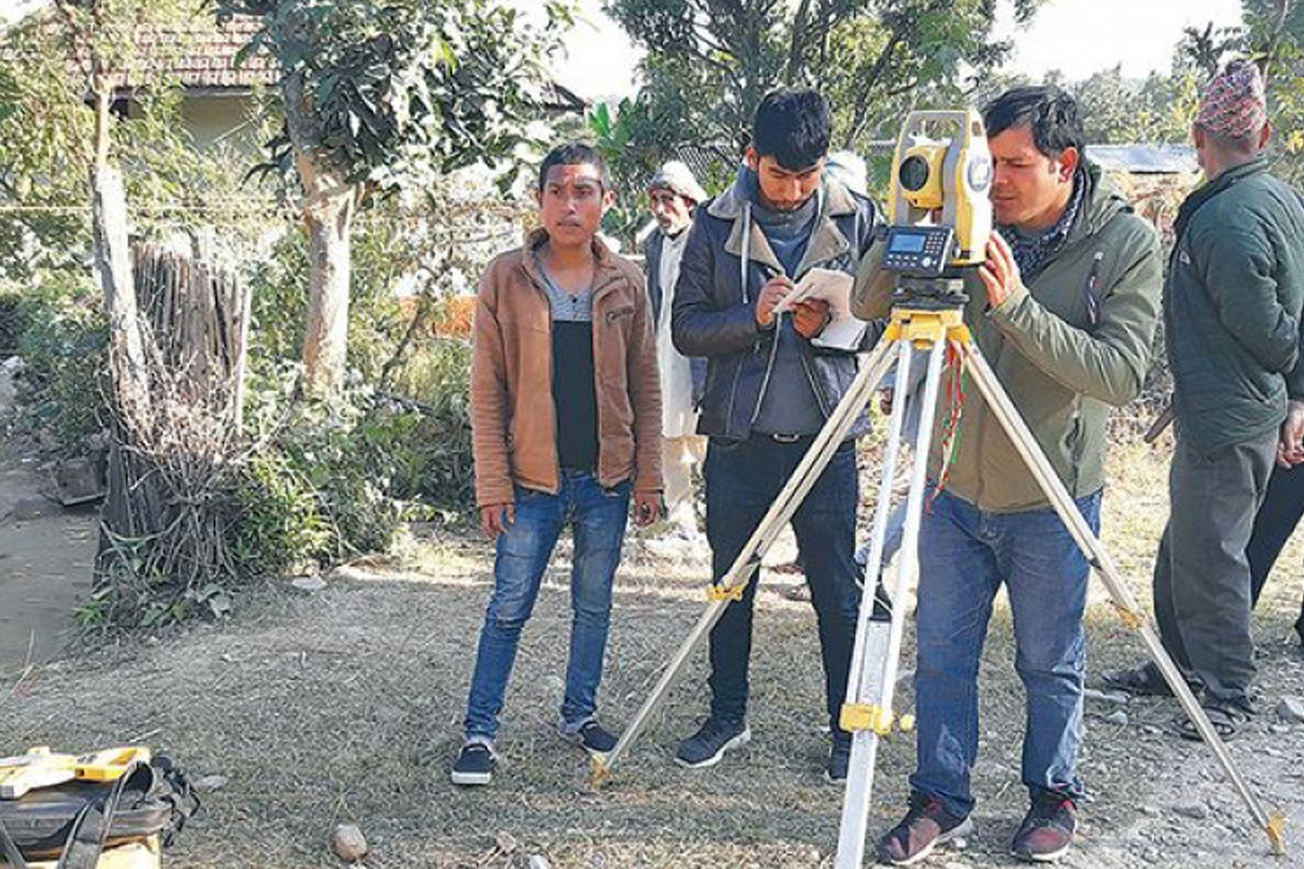 लालबन्दीमा ऐलानी जग्गाको नापजाँच थालियो