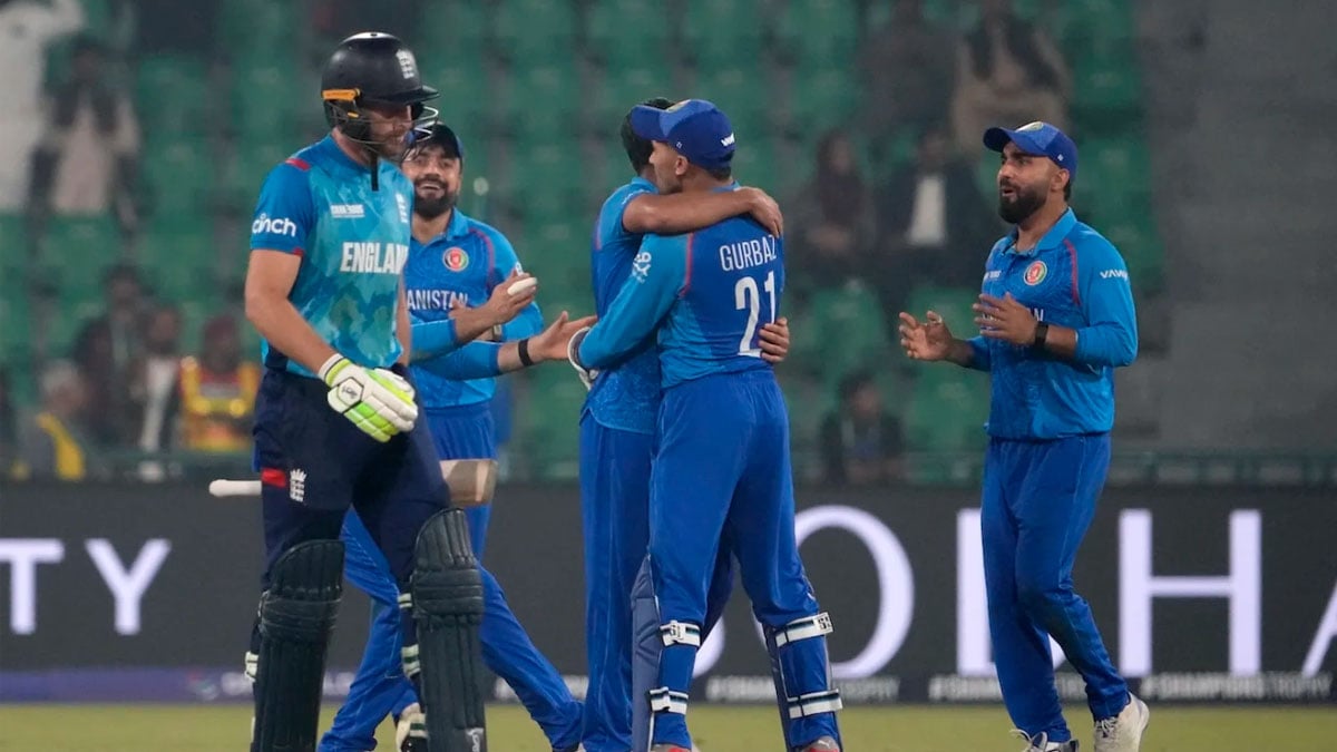 अफगानिस्तानसँगको हारसँगै इंग्ल्यान्ड च्याम्पियन्स ट्रफीबाट बाहिरियो