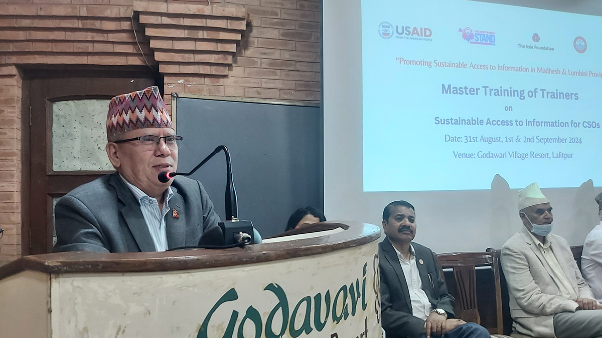 ‘सूचनाको हक हरेक क्षेत्रले इमान्दारीपूर्वक कार्यान्वयन गर्नुपर्छ’