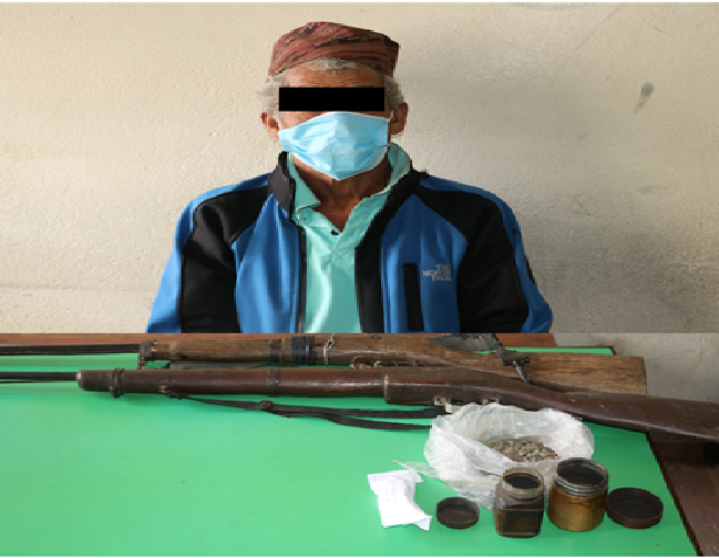 भरूवा बन्दुकसहित एक जना पक्राउ