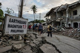 फिलिपिन्समा शक्तिशाली भूकम्पपछि सुनामीको चेतावनी