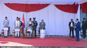 मधेश प्रदेश प्रमुख कर्णले लिए शपथ