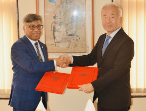 सार्क–जापान विशेष कोषसम्बन्धी समझदारीपत्रमा हस्ताक्षर