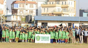 ट्वेल्व ट्रेनिङ सेन्टरको समर फुटबल क्याम्प सुरु