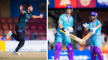 भीम र चार्ल्सवर्थकाे अर्धशतकमा काठमाडौंले पोखरालाई दियो १६६ रनको लक्ष्य