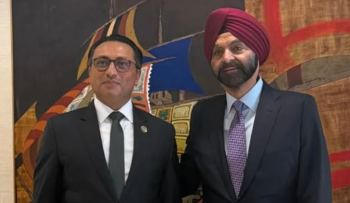 अर्थमन्त्री वाग्ले र विश्व बैंक समूहका अध्यक्ष बाङ्गाबिच अमेरिकामा उच्चस्तरीय द्विपक्षीय भेटवार्ता