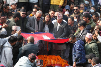 सुनिल थापाको पशुपति आर्यघाटमा अन्त्येष्टि