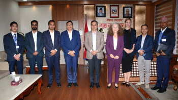 गृहमन्त्री अर्याल र नेपालको लागि संयुक्त राष्ट्र संघका आवासीय संयोजकबीच भेटवार्ता