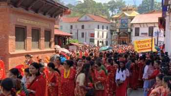 आजदेखि तीज पर्व शुरु, व्रत बस्ने शक्तिका लागि दर खाने तयारी