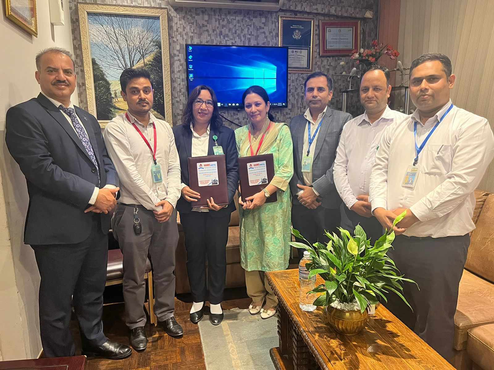 ह्याम्सले त्रिभुवन अन्तर्राष्ट्रिय विमानस्थल भित्र निः शुल्क स्वास्थ्य सेवा दिने 