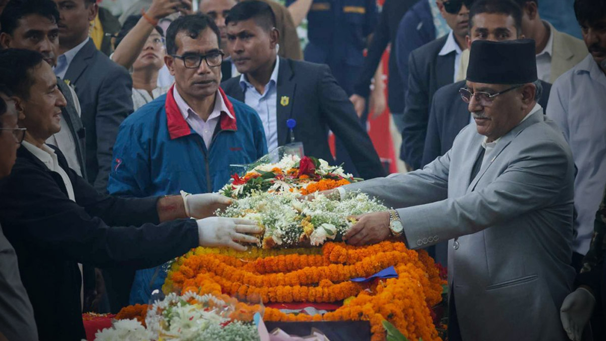 नेम्वाङको पार्थिव शरीर दिउँसोपछि निवासमा राखिने