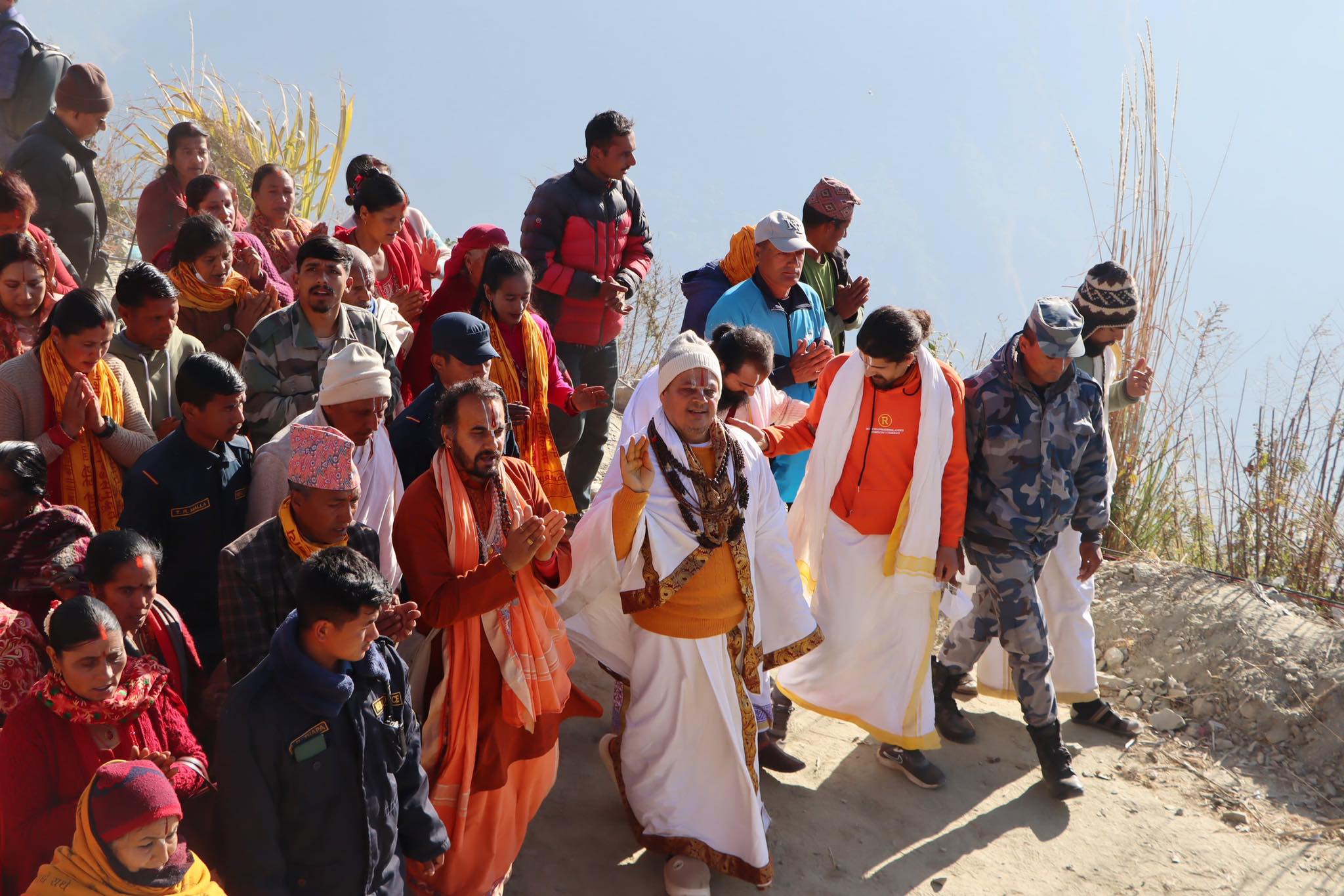 पञ्चकोटमा आयोजित ब्रह्माण्डीय महायज्ञ समापन