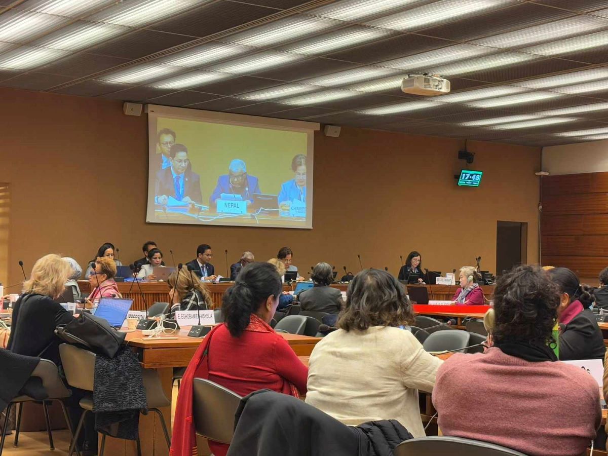 नेपालमा किशोरीहरूले सामना गरिरहेका समस्याबारे जेनेभामा १७ वर्षीया प्रकृतिको प्रस्तुति