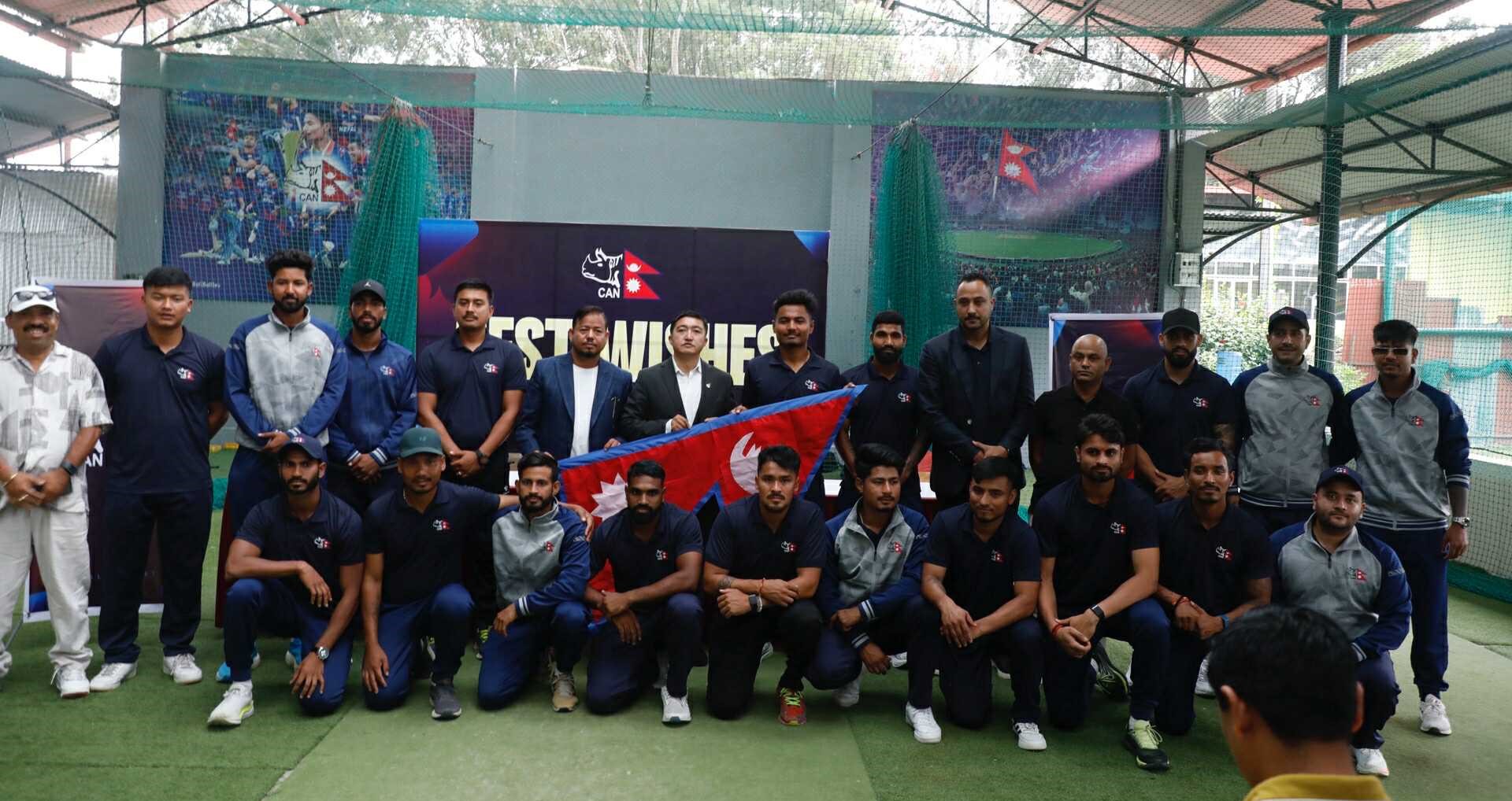 वेस्टइन्डिज विरुद्धको सिरिजका लागि नेपाली टिमको बिदाई