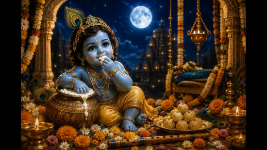 ‘श्रीकृष्ण जन्माष्टमी’ पर्व आज देशभर मनाइँदै