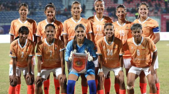 पाकिस्तानको कराँचीलाई हराउँदै एपीएफ क्लब साफ क्लब महिला च्याम्पियनसिपको शीर्ष स्थानमा