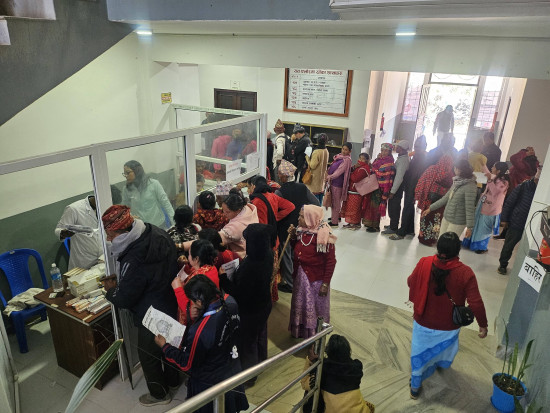 अर्जुनचौपारी गाउँपालिकामा बृहत् स्वास्थ्य शिविर 