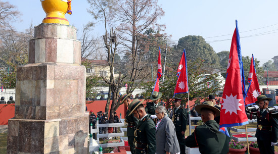 प्रधानमन्त्री कार्कीबाट सहिदप्रति श्रद्धाञ्जली अर्पण