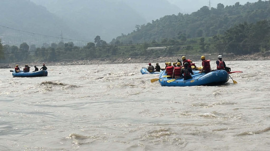 बाढीपछि त्रिशूलीमा पुनः सुरु भयो र्‍याफ्टिङ