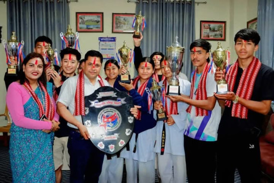 स्याङ्जा जिल्लास्तरीय राष्ट्रपति रनिङ शिल्ड प्रतियोगितामा गल्याङ पहिलो, चापाकोट दोश्रो