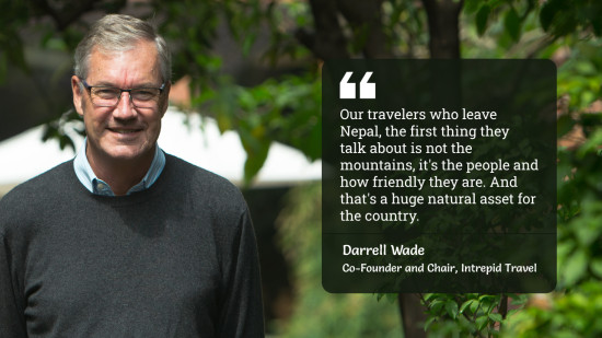 Most beautiful aspect of Nepal after Mountains are it's Friendly People: Darrell Wade