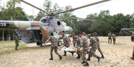 आज बिहानैदेखि हेलिकप्टरमार्फत उद्धार जारी