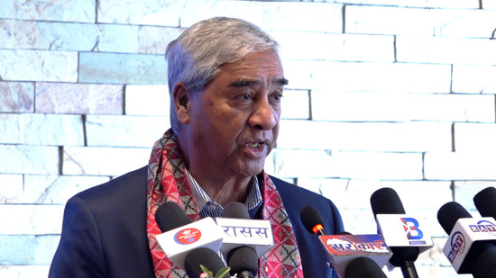 चीनको खिलाफमा नेपालको भूमि प्रयोग गर्न दिइने छैन : सभापति देउवा