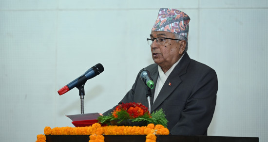 जनताको जीवनस्तरमा सुधार र मुलुकको समृद्धि संविधान र गणतन्त्रले राखेको अभिष्ट हो : राष्ट्रपति पौडेल