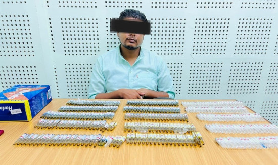 लागूऔषधसहित एक युवक पक्राउ  