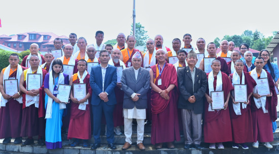 आत्मानुशासन, करूणा, सहिष्णुता र अहिंसालाई व्यवाहारमा उतारौं : राष्ट्रपति