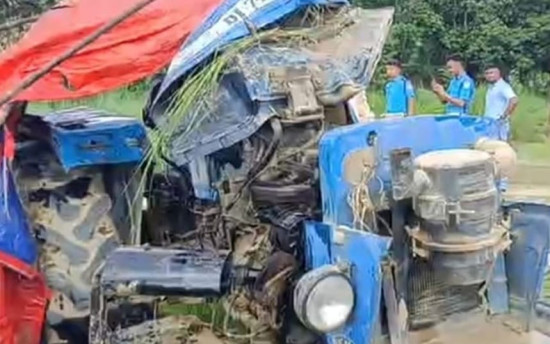 पसाएमा ट्याक्टर दुर्घटना हुँदा दुई जनाको मृत्यु, एक जना घाइते