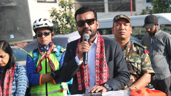 वर्तमान अवस्थामा साइकल यात्राको महत्व झनै बढ्दै गएको छ : मन्त्री यादव  