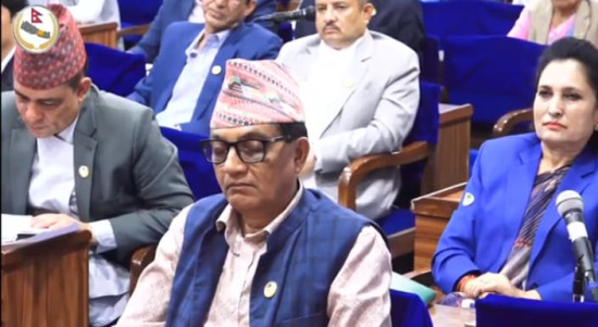 प्रदेश सभा बैठकमै निदाए एमाले सांसद थपलिया