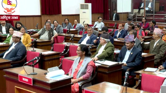 कार्यसूचीमा प्रवेश नै नगरी स्थगित भयो राष्ट्रिय सभा