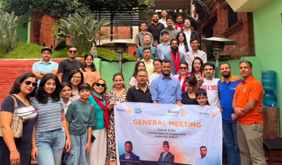 रोटरी क्लब अफ काठमाडौं हाइटमा विकिपिडिया र विश्वसनीय डिजिटल ज्ञानबारे छलफल